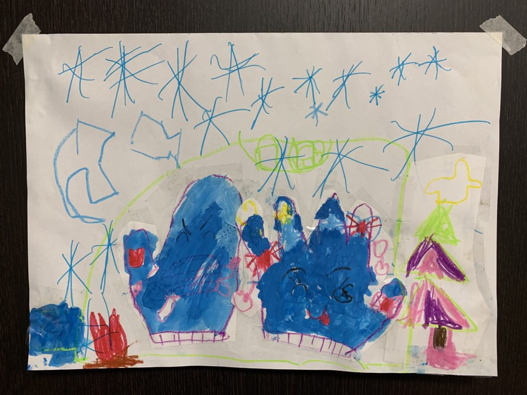 てぶくろちゃんのクリスマスキャンプ