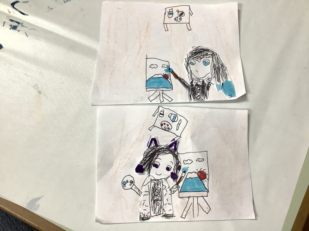 おえかきむいくんとしのぶさん