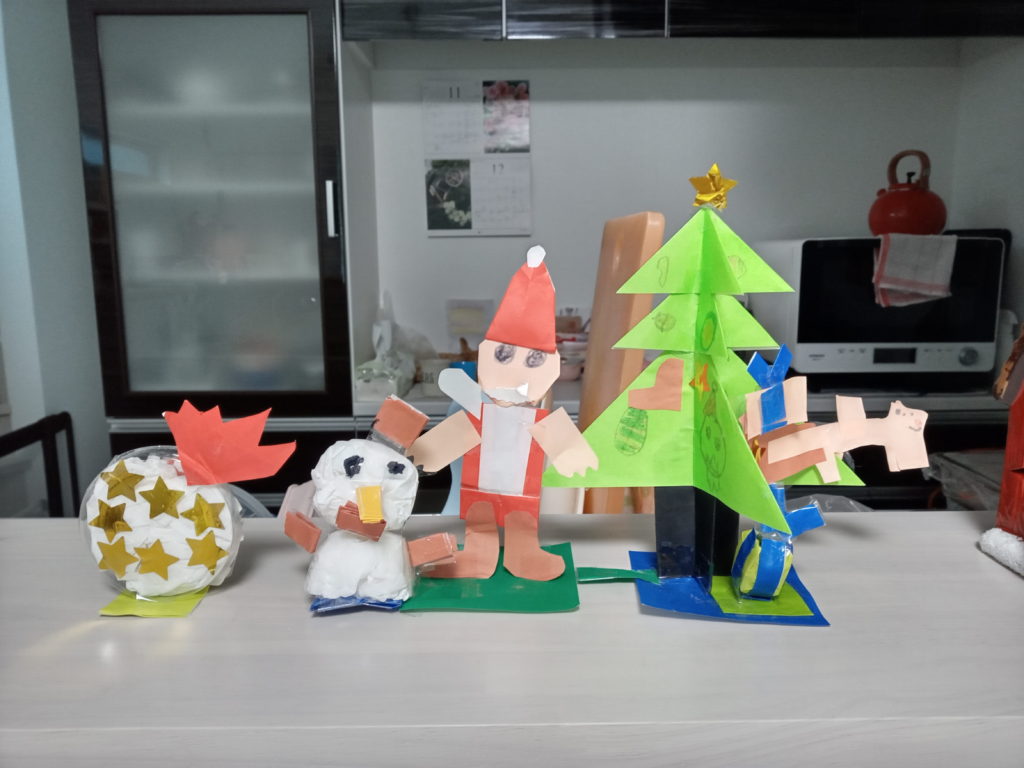 サンタとトナカイのツリー