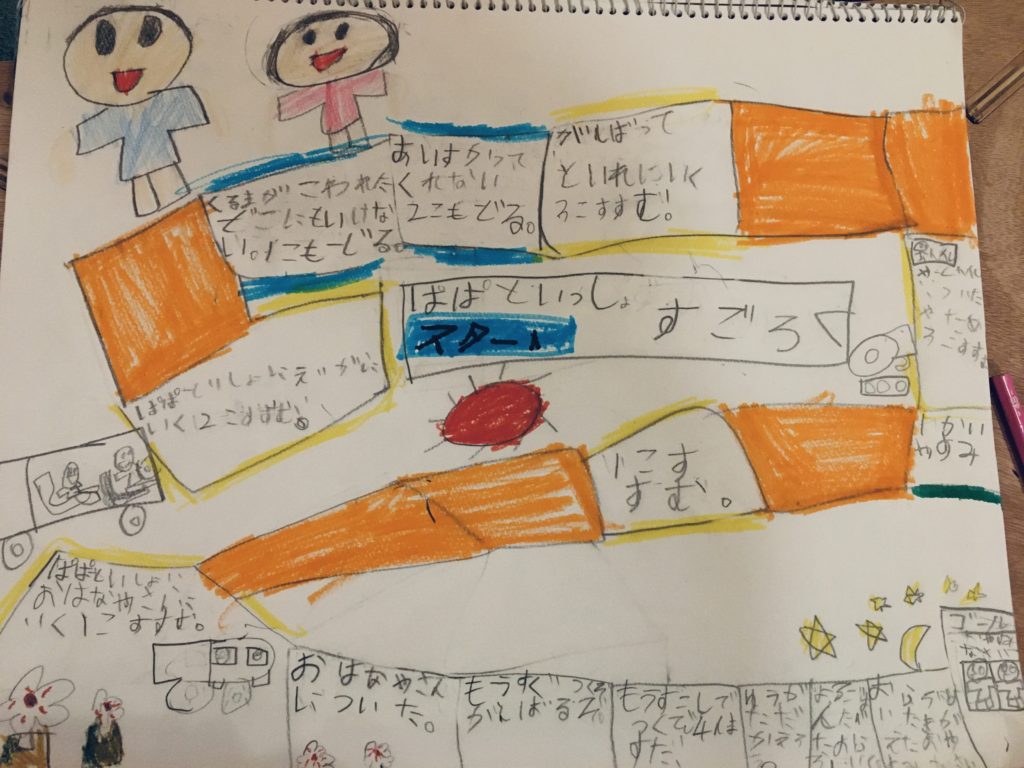 パパといっしょ　すごろく