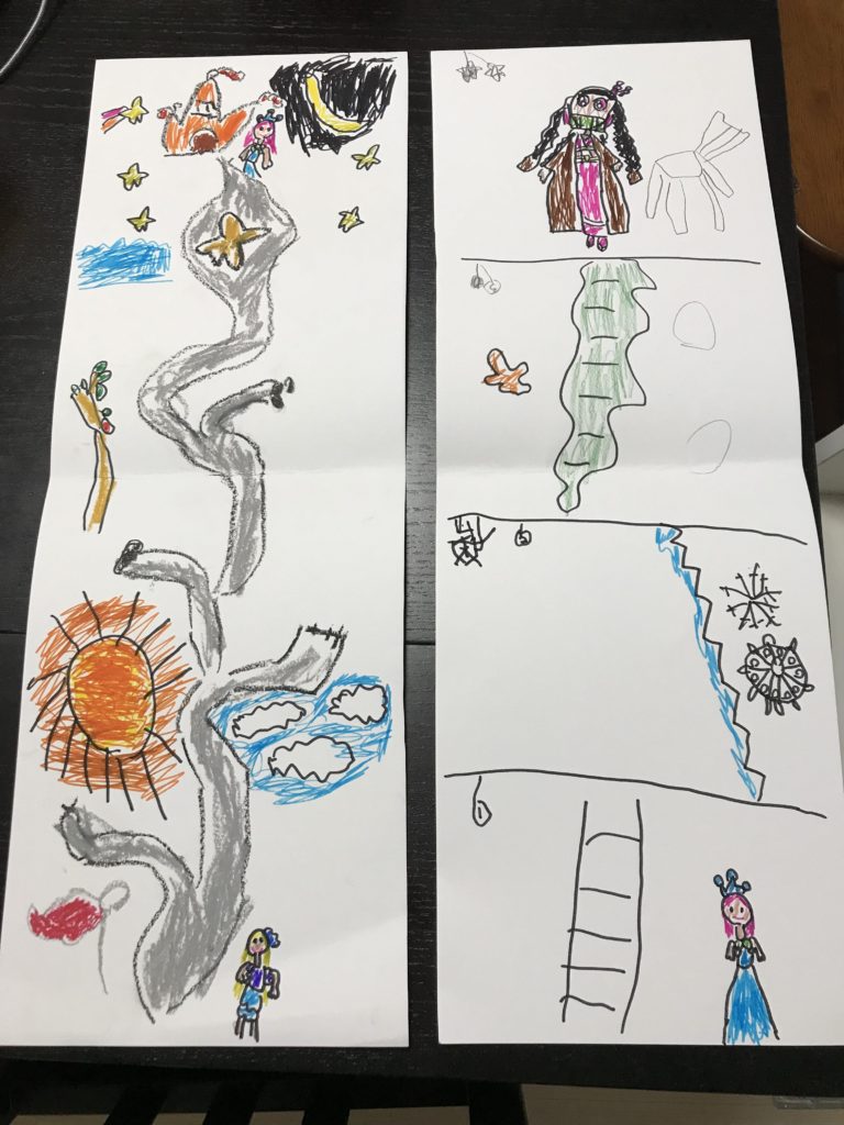 たてながのおえかき