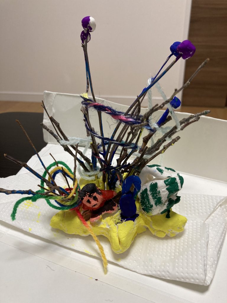 星形の島で　ひと休み