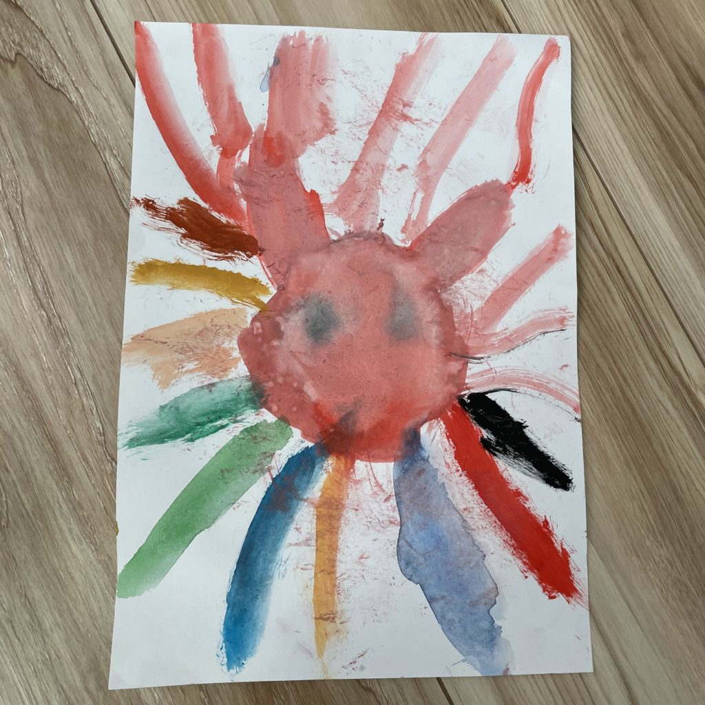 うさぎの花火・公園