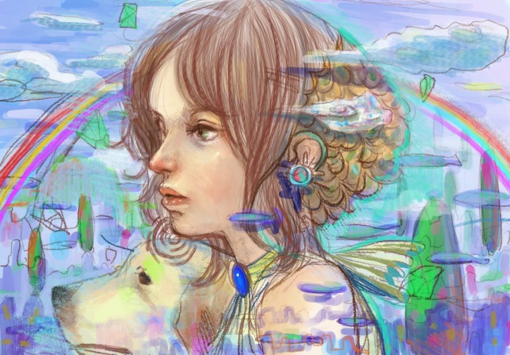 ファンタジーなイメージスケッチ