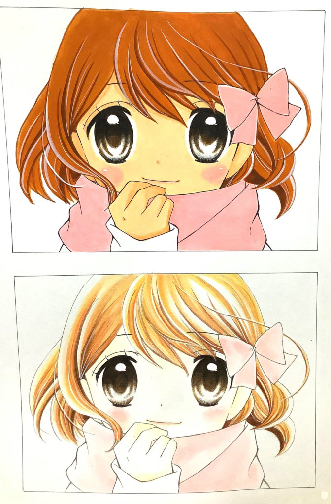 アクリル絵の具で描いてみたよ。