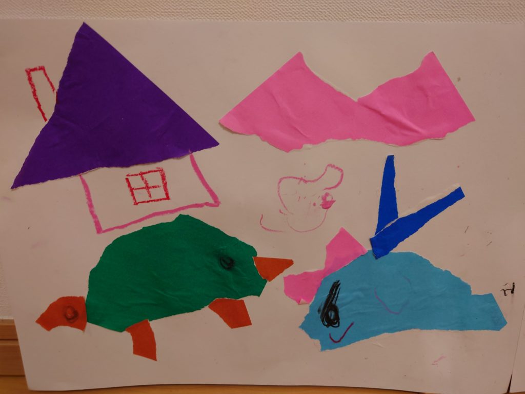 いえ、とり、カメ、クジラ