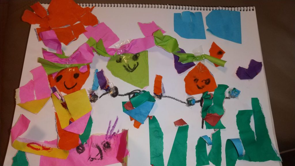 うさぎさんとくまさんのおさんぽ