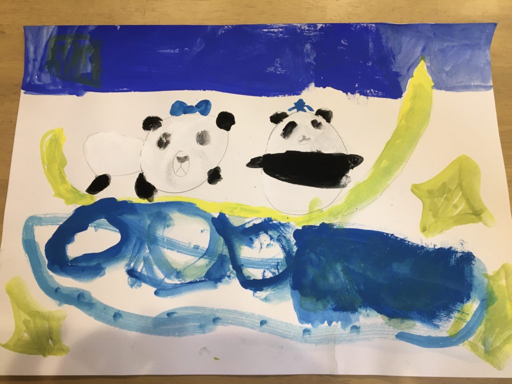 空の上のパンダ