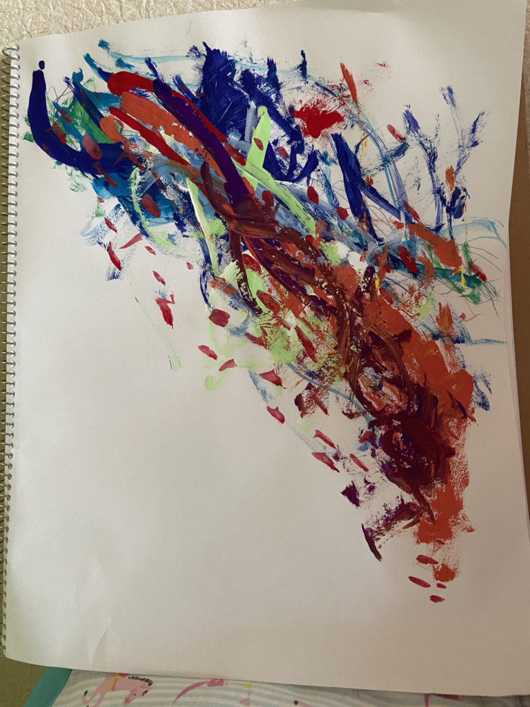 風をテーマに(クロッキー帳)