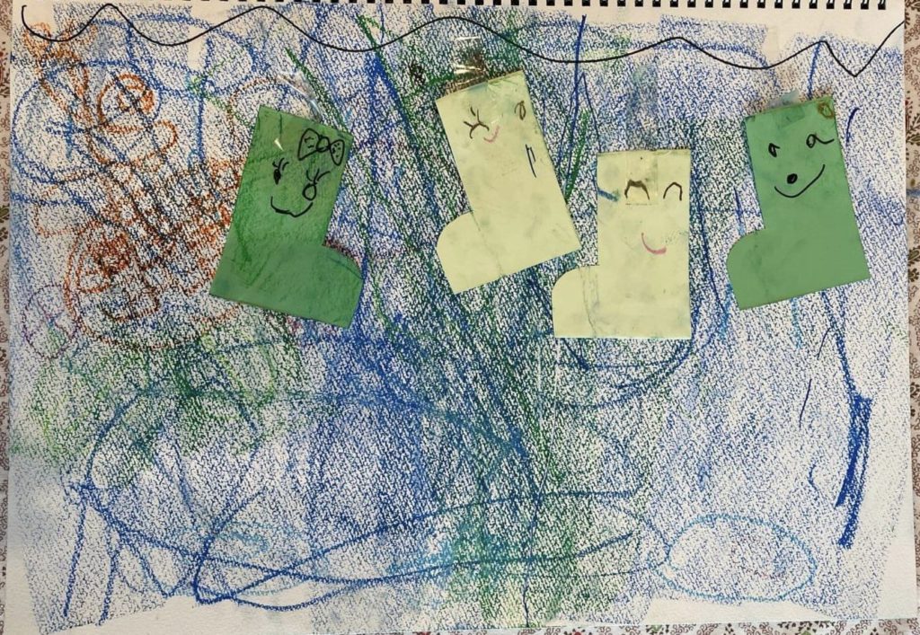 たくさん降ってきたよ