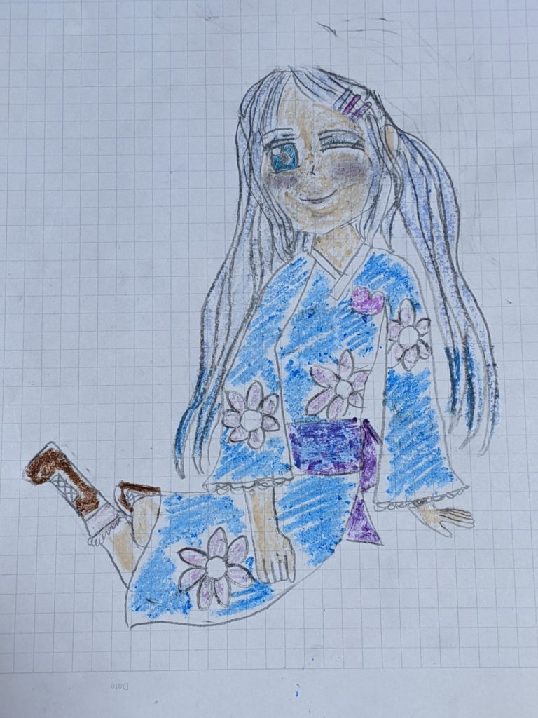 ゆかたの女の子