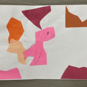 折り紙のアート11〜風船を運ぶ鳥〜