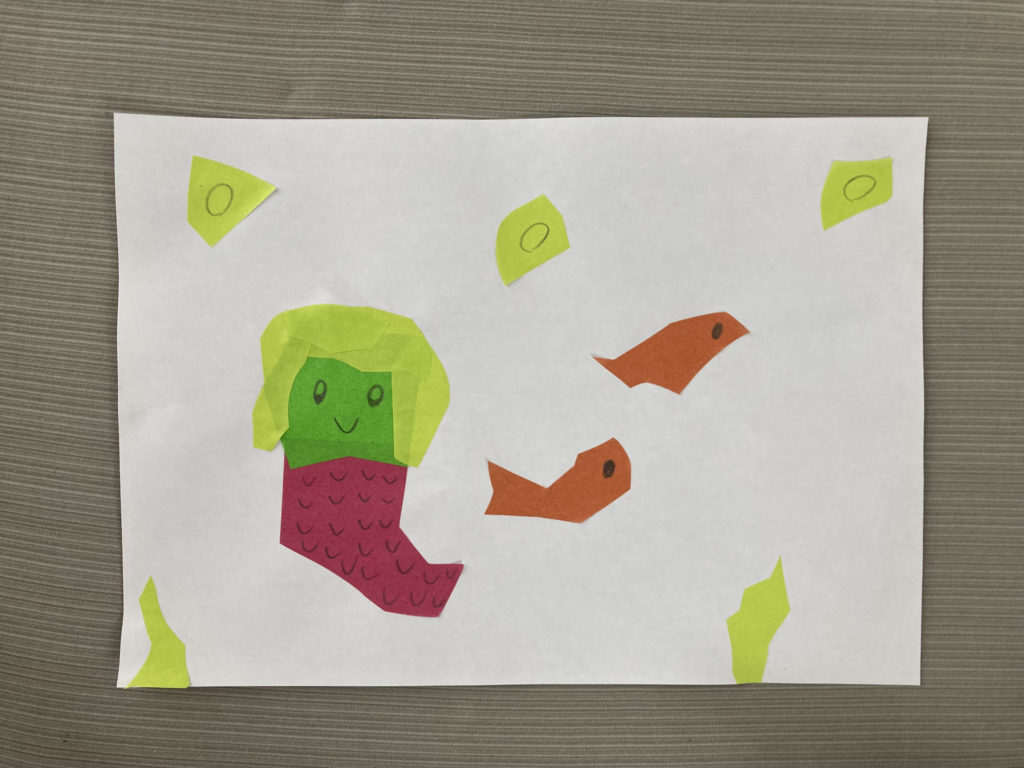 折り紙のアート14〜人魚がいる海🏝〜