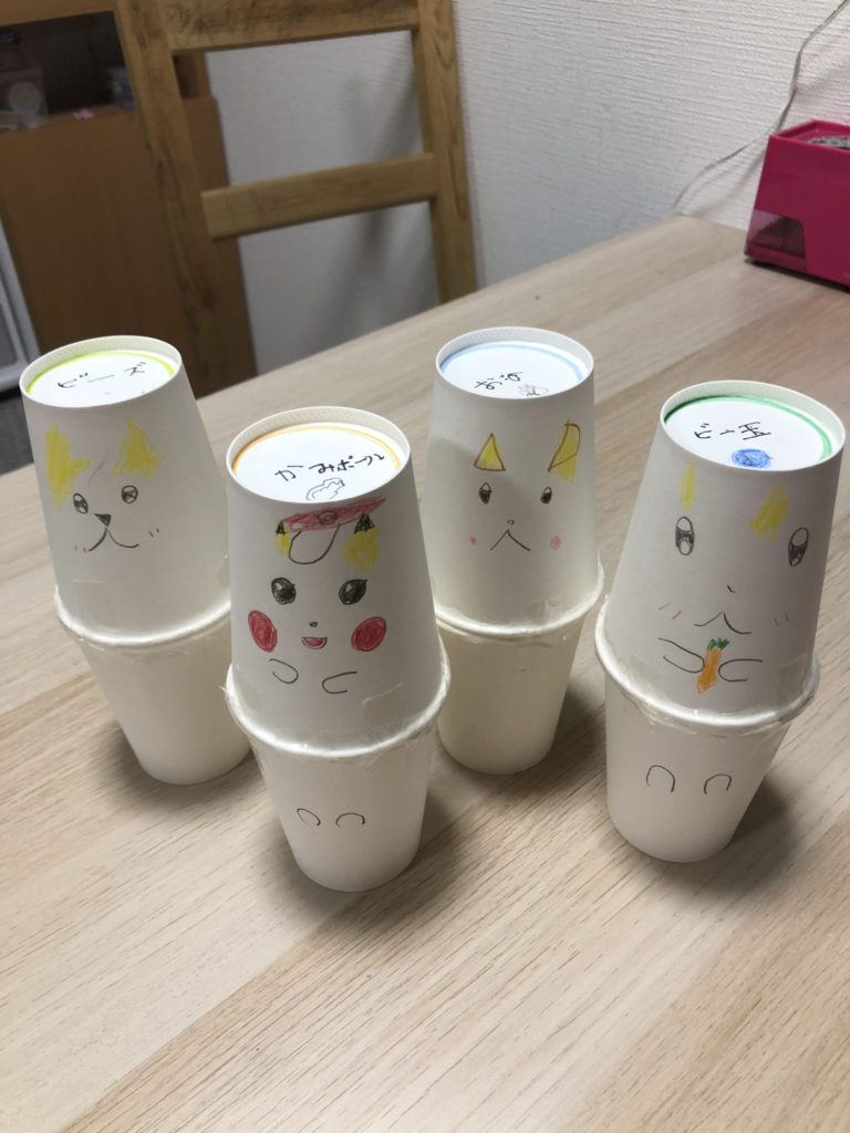 紙コップマラカス