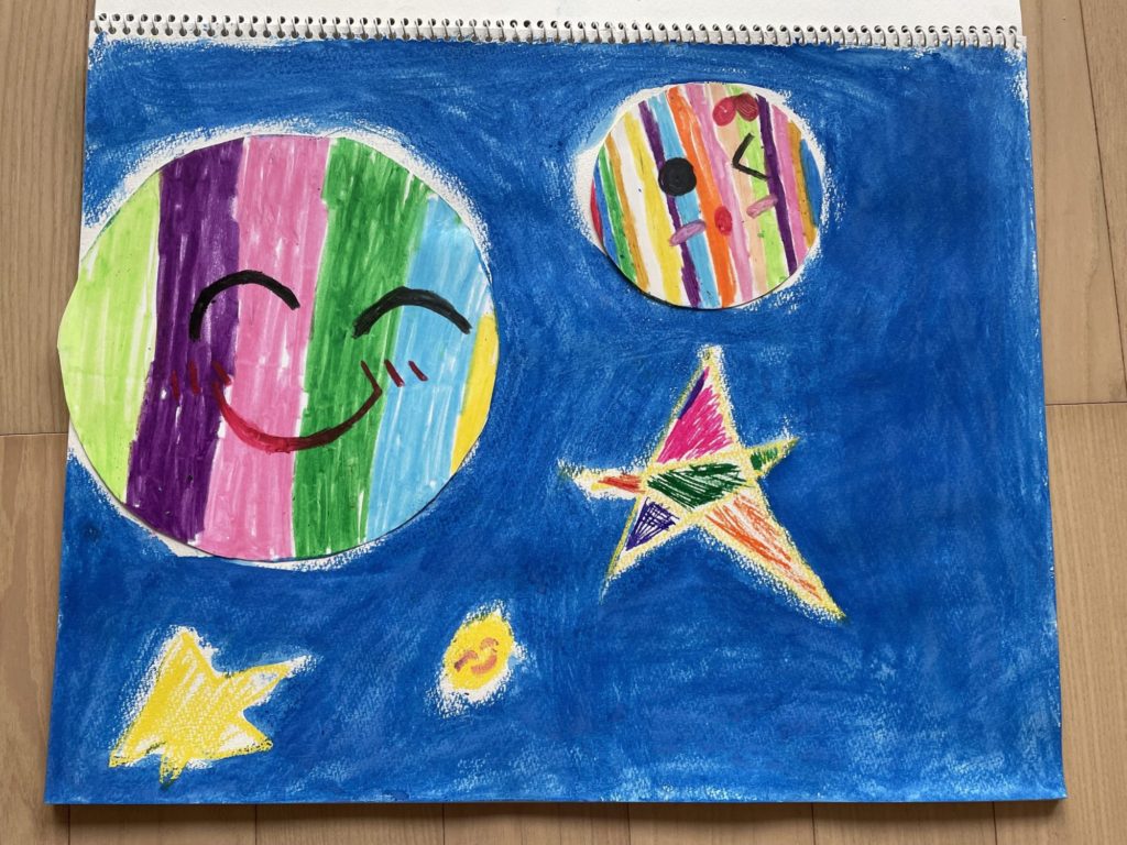 おかあさんとこどものにこにこえがお