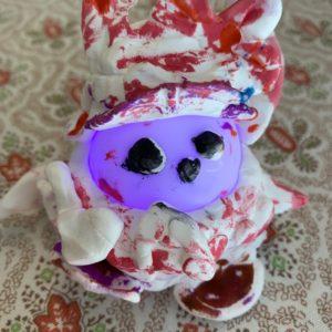 粘土でランタン