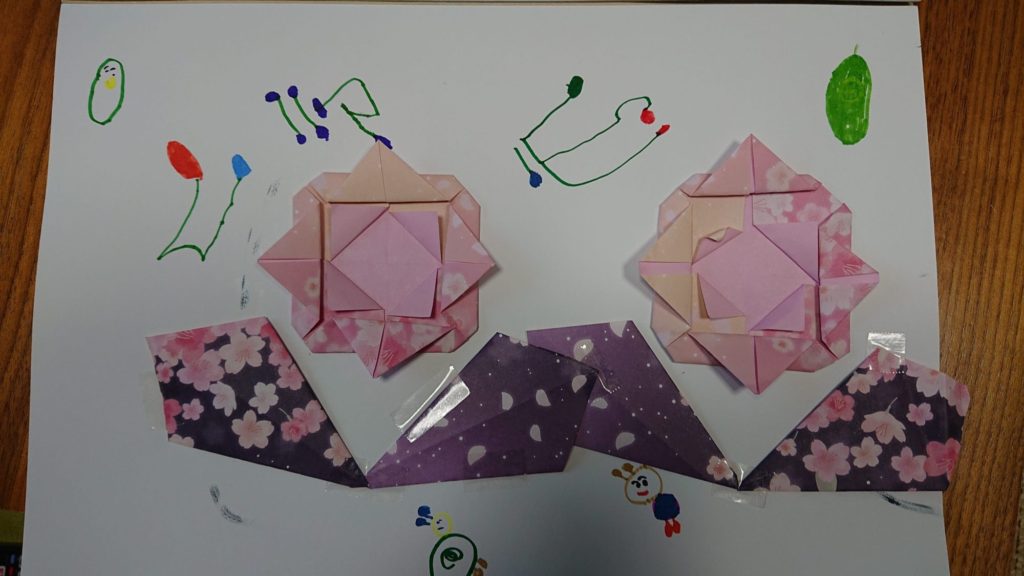 バラとカタツムリとすみっコペンギン