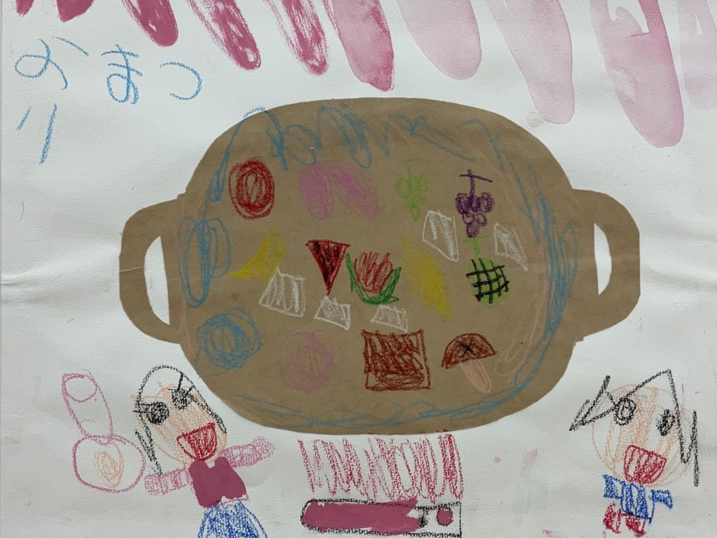 おともだちとふるーつなべ