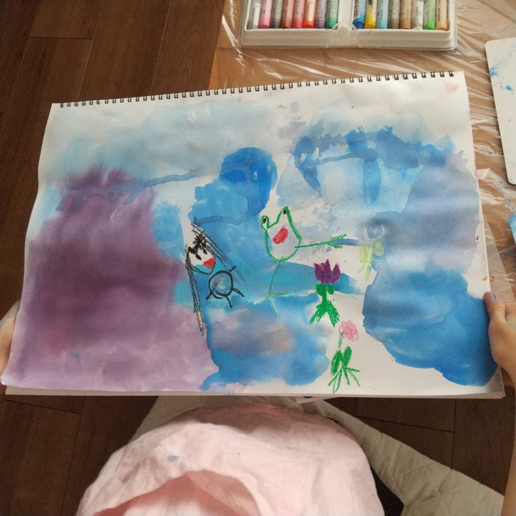 カエルのウェットインウェット