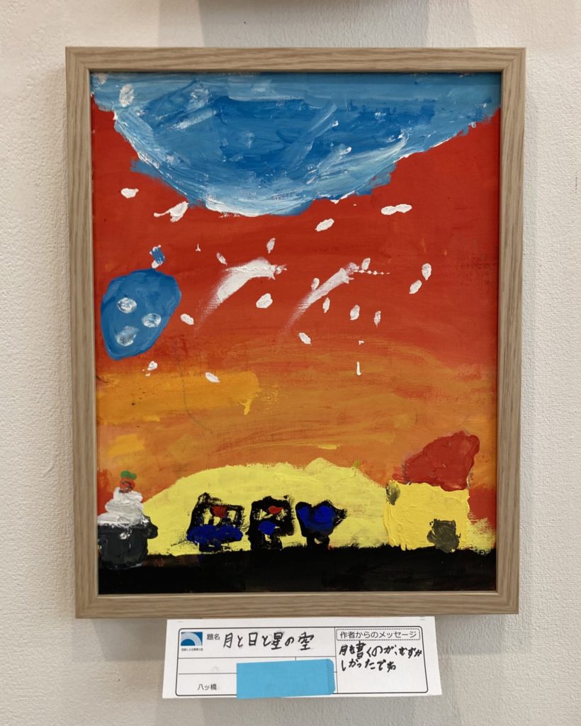 月と日と星の空