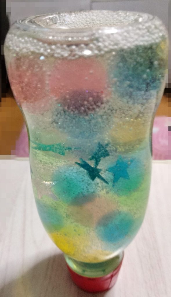 ぷよぷよボールを使ったスノードーム