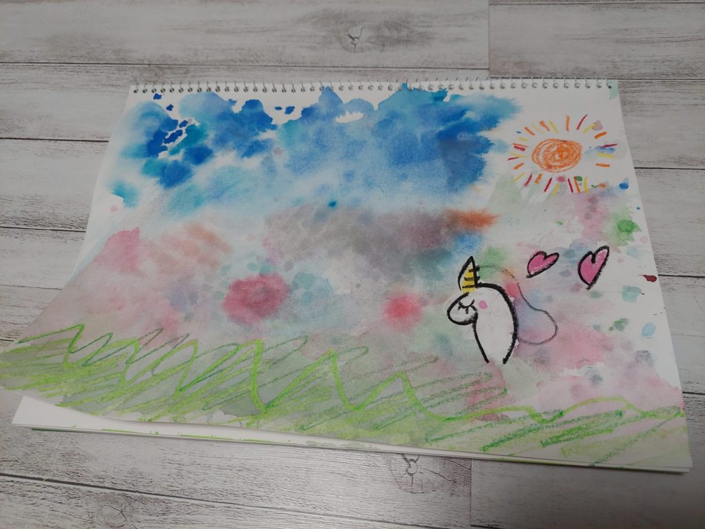 楽しい夢の中の遊園地