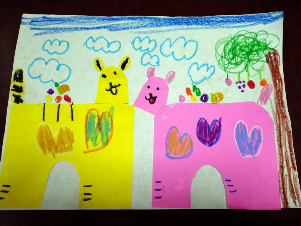 うさぎとトラのピクニック