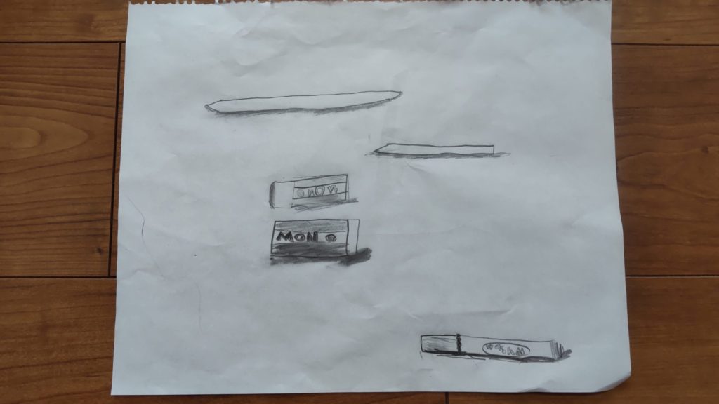 えんぴつとケシゴムとえんぴつけずり