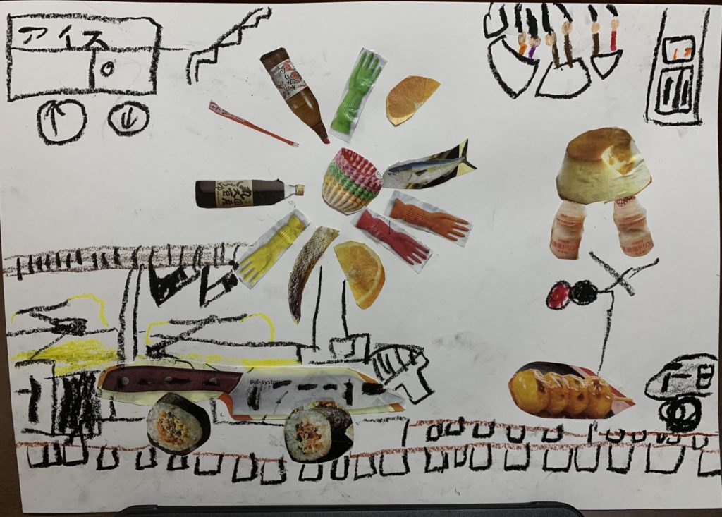 包丁新幹線と遊園地