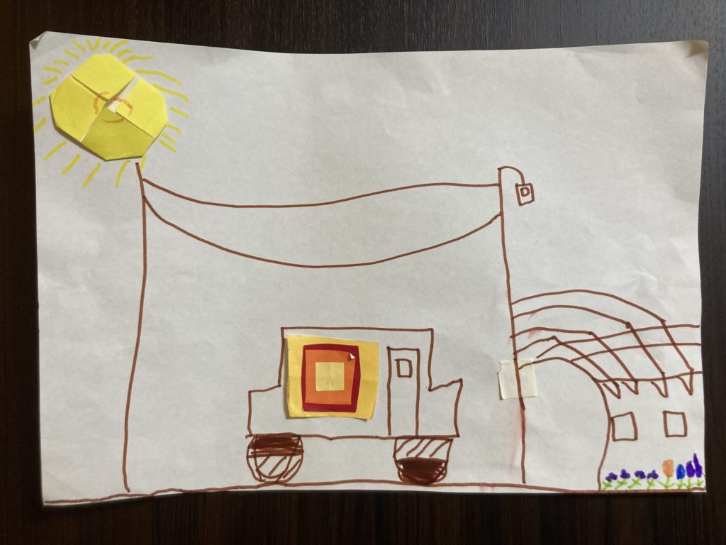 連続四角のデザイン