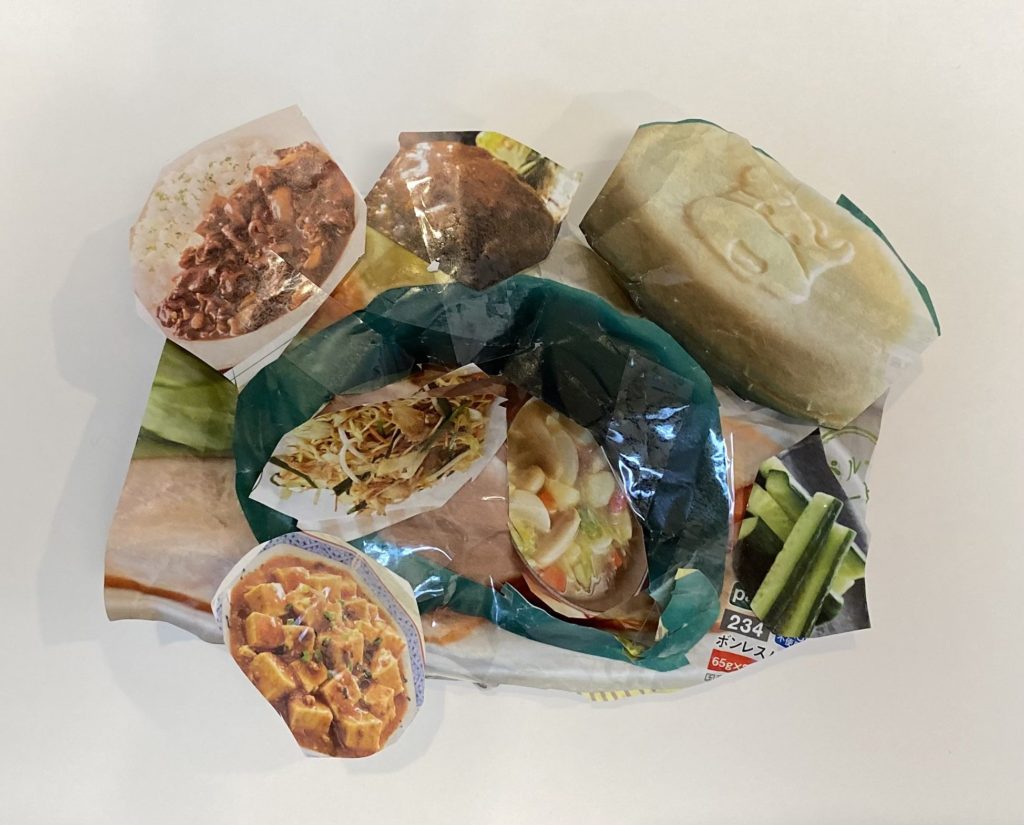 ハムテーブルにのった豪華な料理