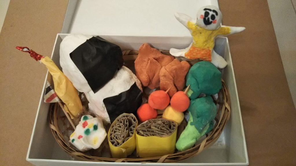 お弁当の仲間と遊ぶぞ～！