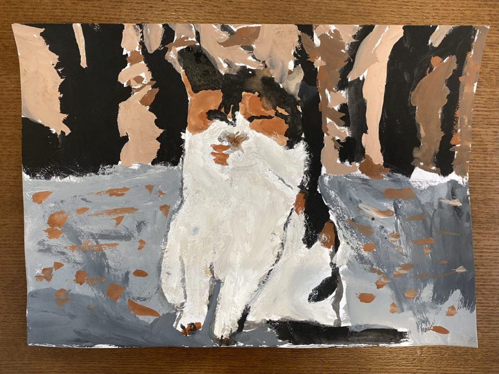 公園の中の猫ちゃん