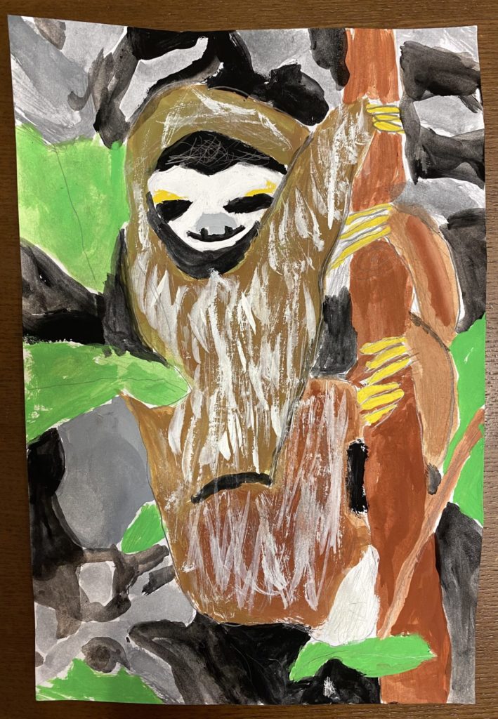 森の中のナマケモノ