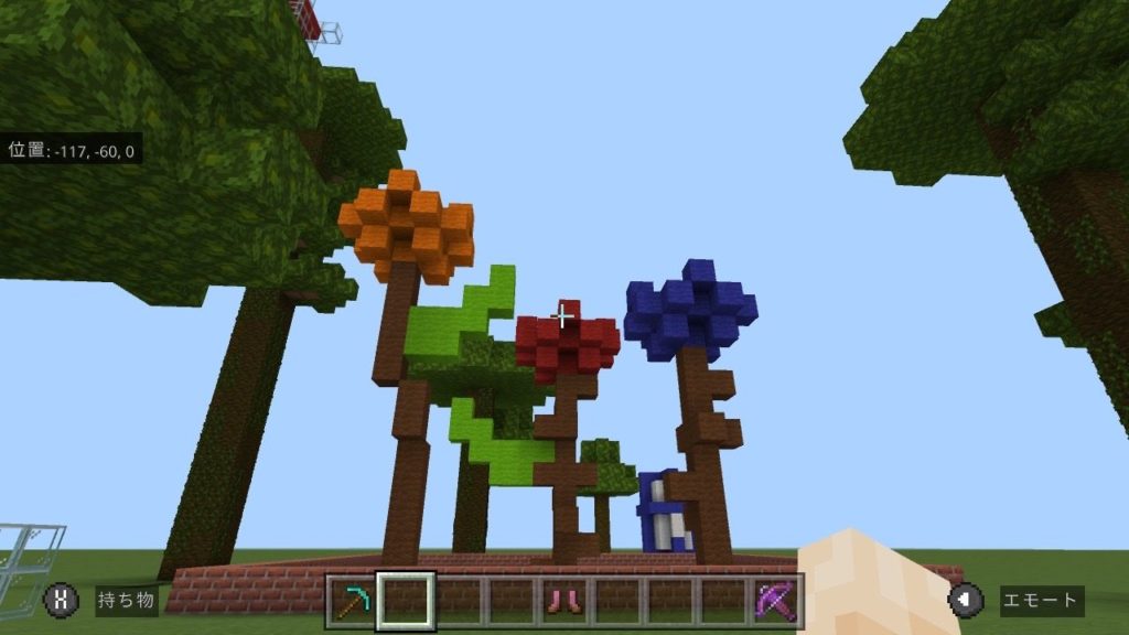 母の日のバラ（マイクラ）