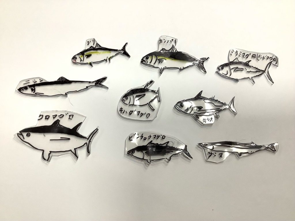 プラバンで作ったお魚🐟