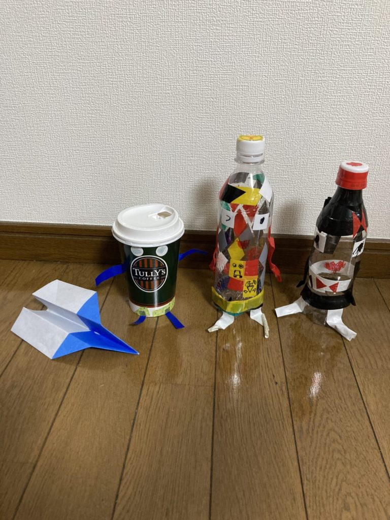 ユニコーンちゃん、ひこうきくん、コーヒーくん