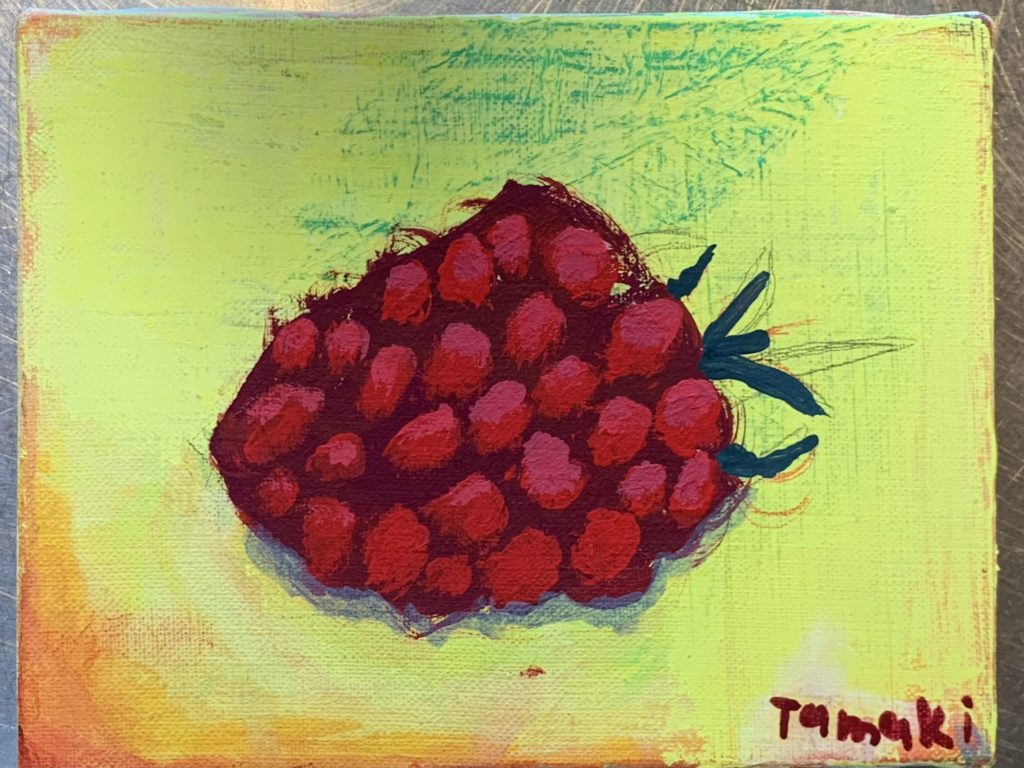 クランベリーとパンケーキ