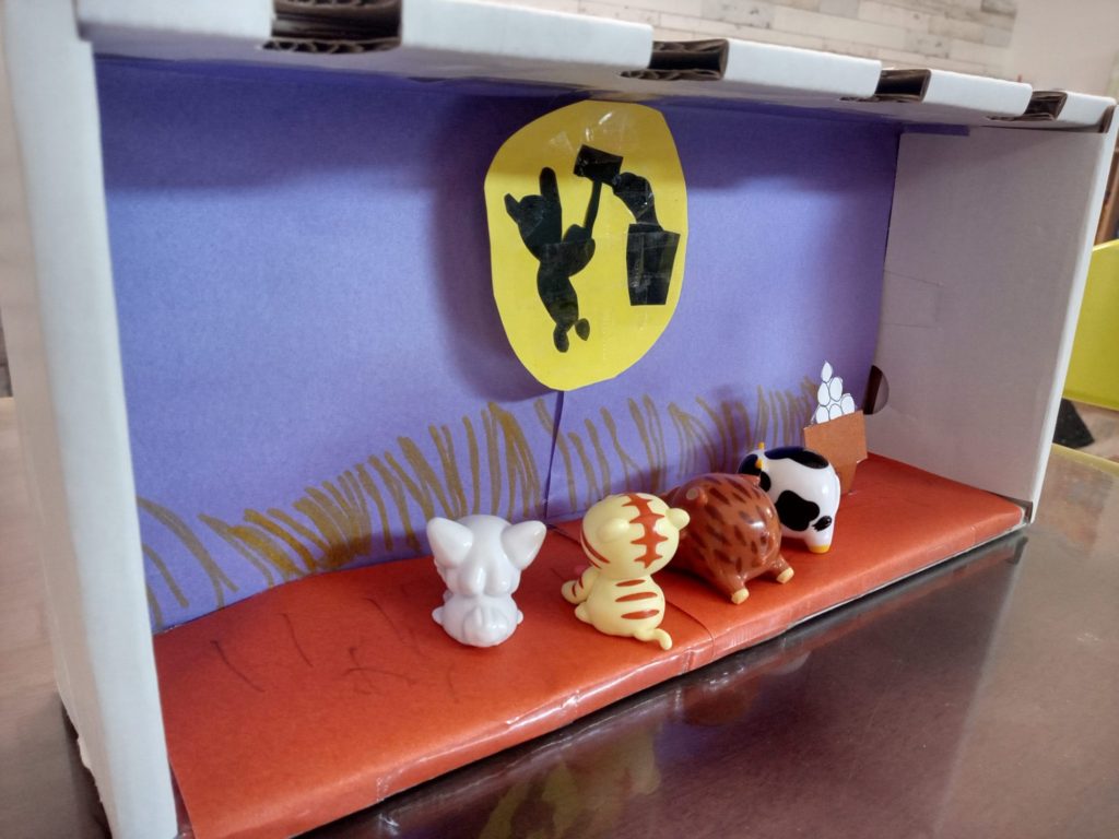 動物たちのお月見