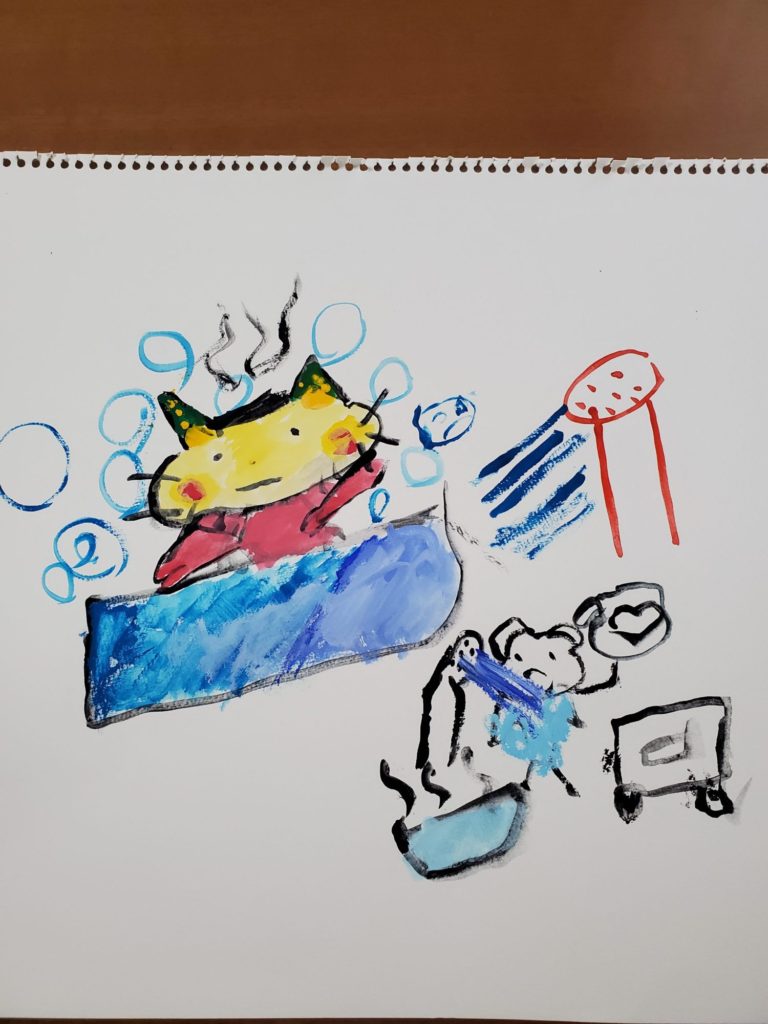 ねことねずみのバスタブ