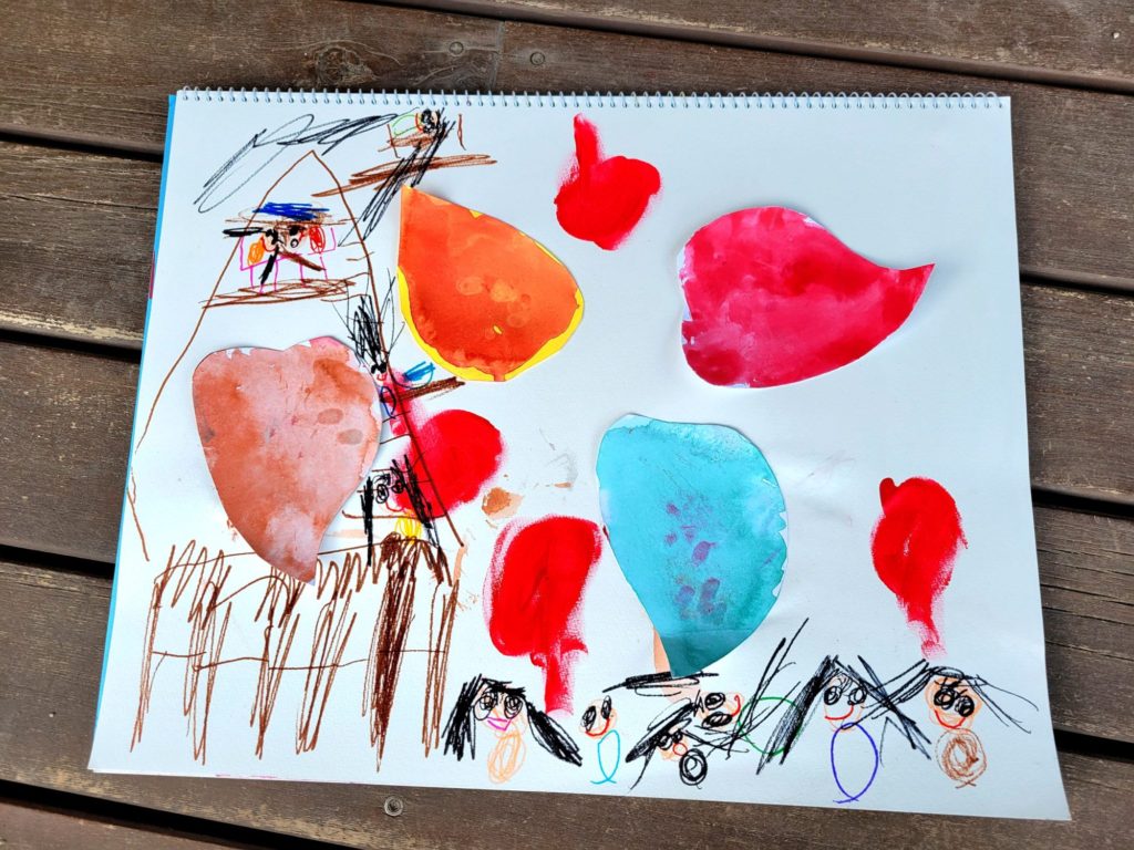 虹色アオムシさんのもみじがり