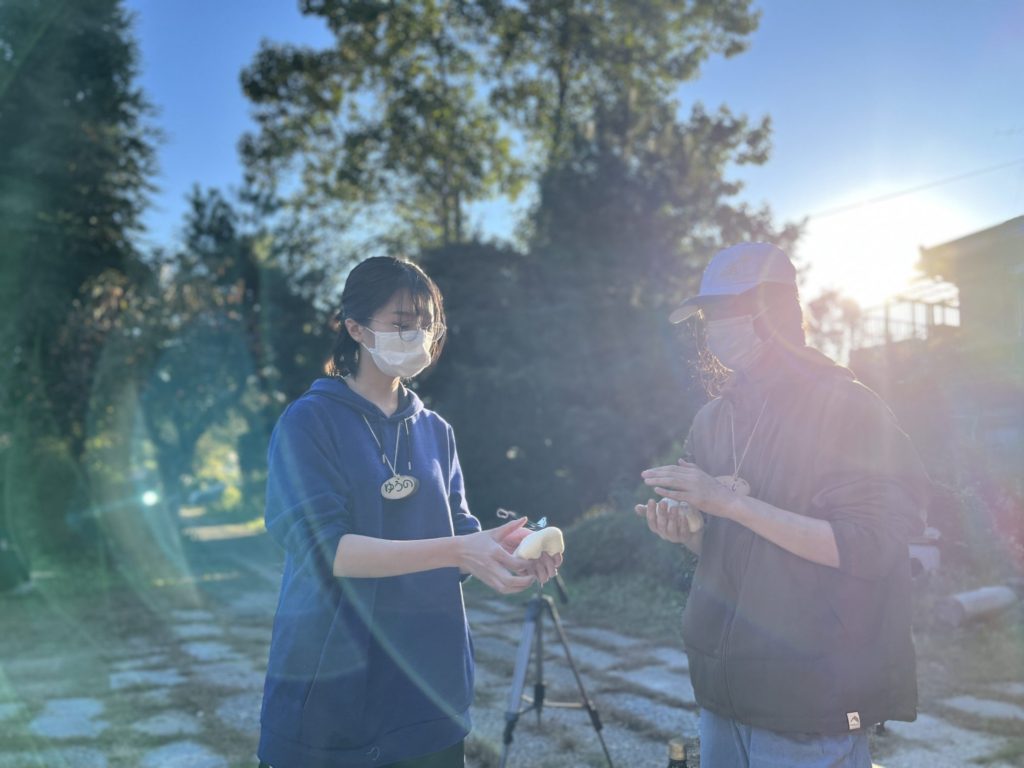 キャンプ　ピザ作り！