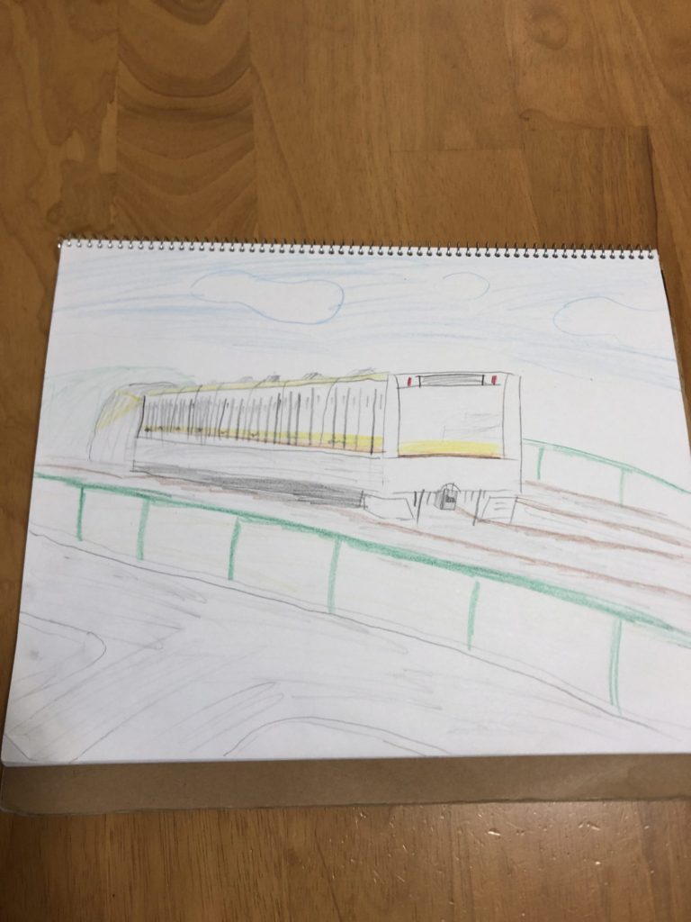 展覧会制作過程① E233系　南武線