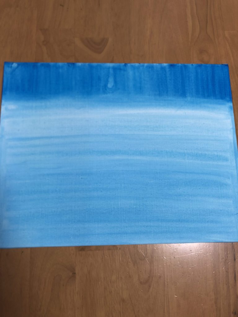 展覧会制作過程② カエルの池