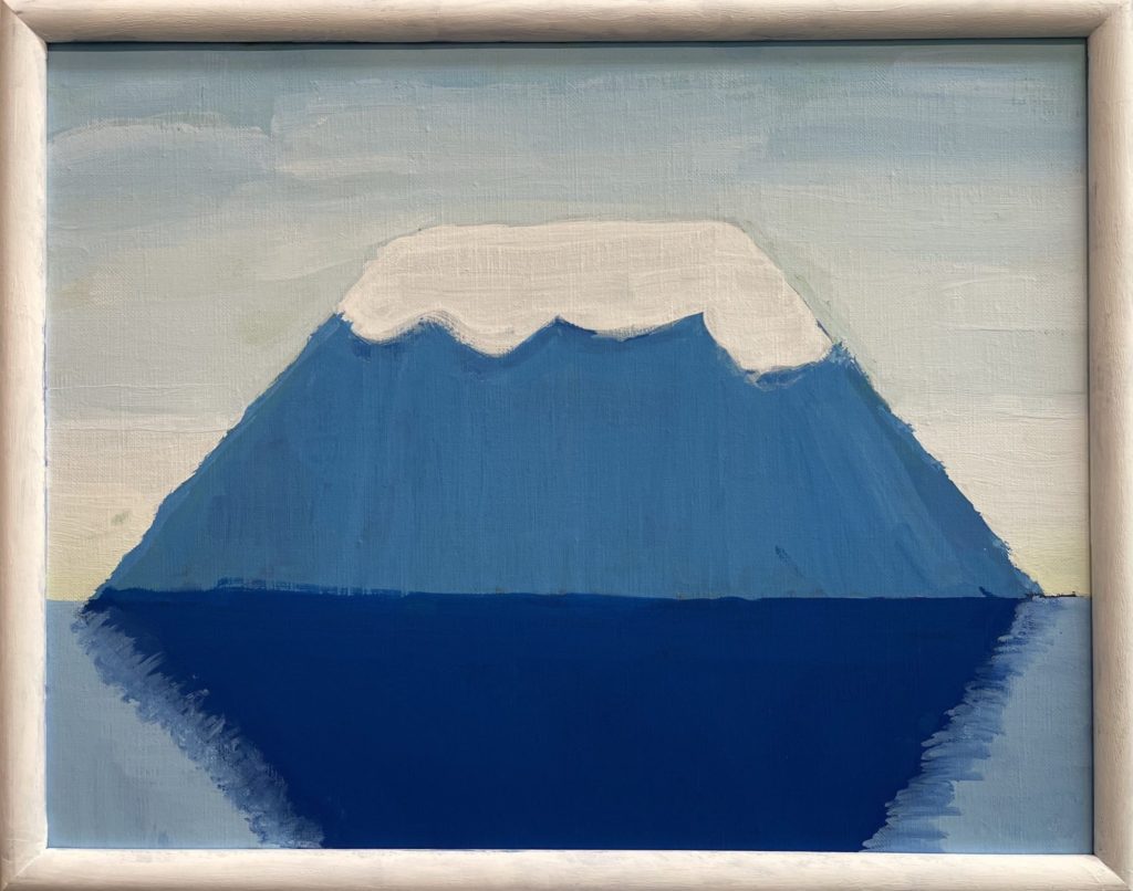 海にうつるふじ山