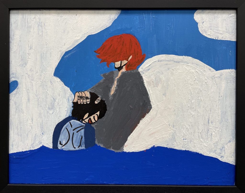 何かたくらんでるルフィ