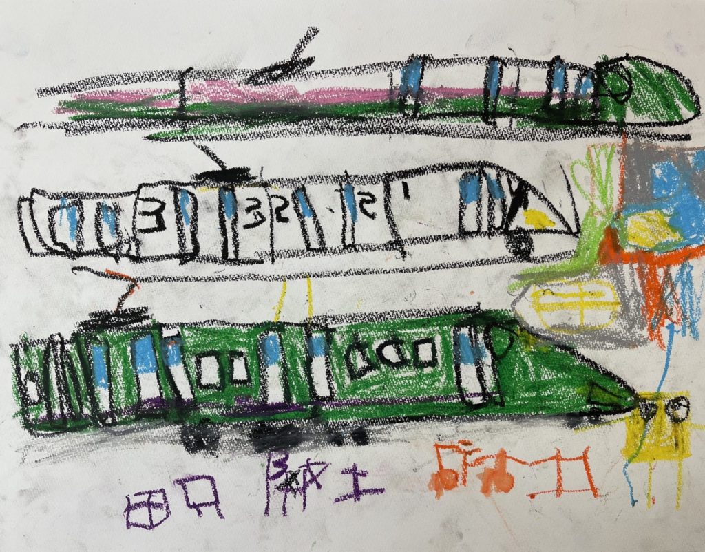 しんかんせんとスポンジボブ