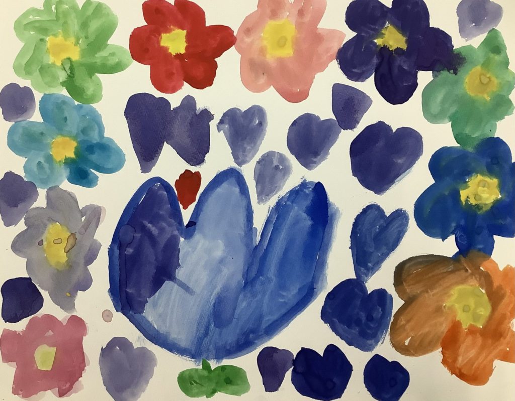 お花が沢山のチューリップ