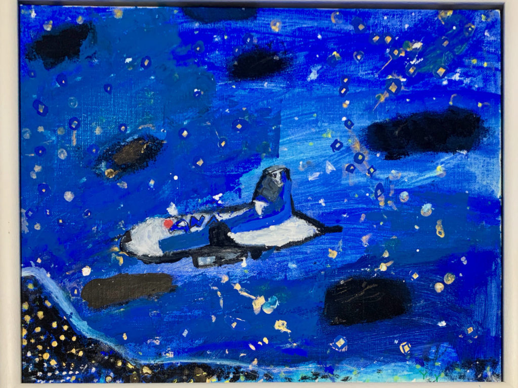 よるにとんでるひこうき