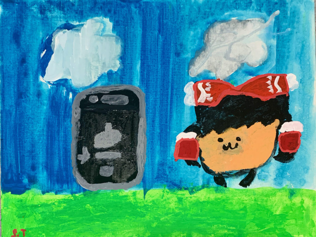 ゆっくりとアイフォン5S